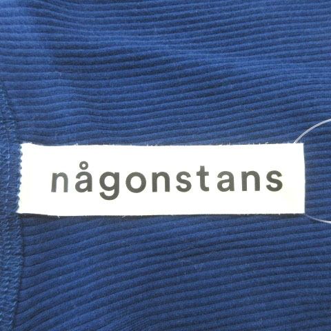 ナゴンスタンス nagonstans 美品 リブ タンクトップ ニット ラウンド U