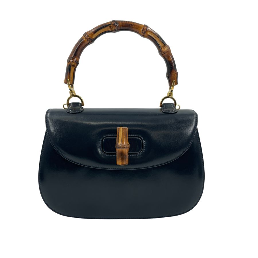 GUCCI バンブー 2way ダークネイビー GUCCI バンブー 2way ダークネイビー - メルカリ