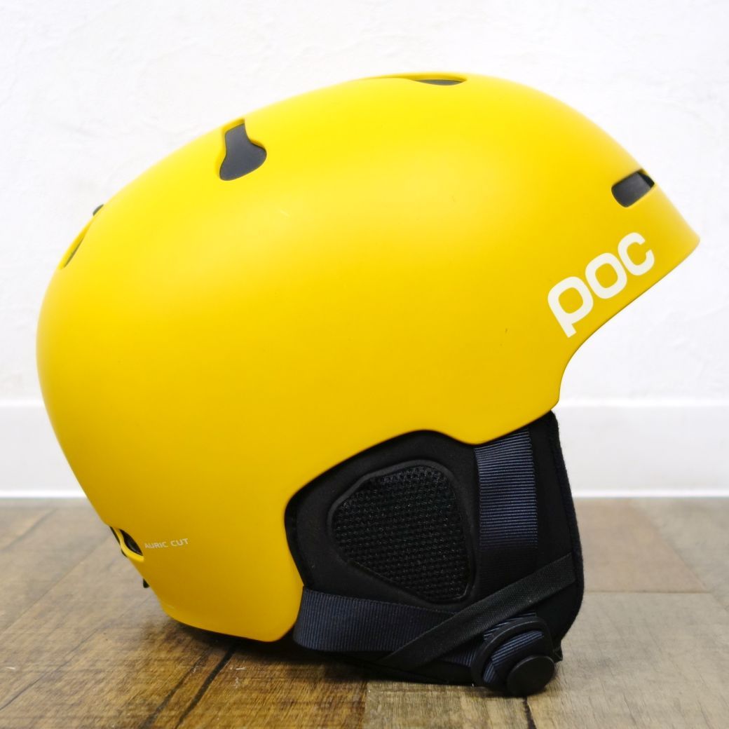 美品 ポック POC AURIC CUT スキー ヘルメット イエロー XL-XXL