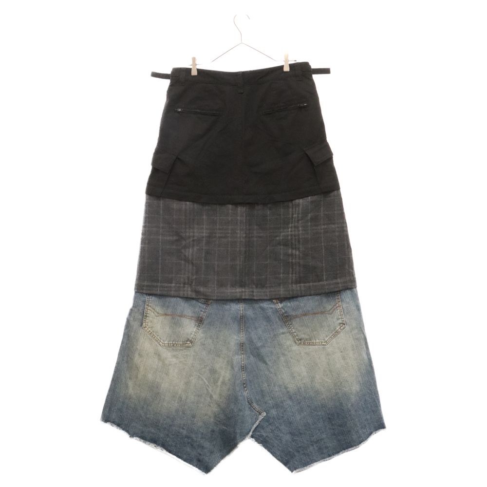 BALENCIAGA (バレンシアガ) 24SS Maxi Layered Cargo Skirt マキシ  