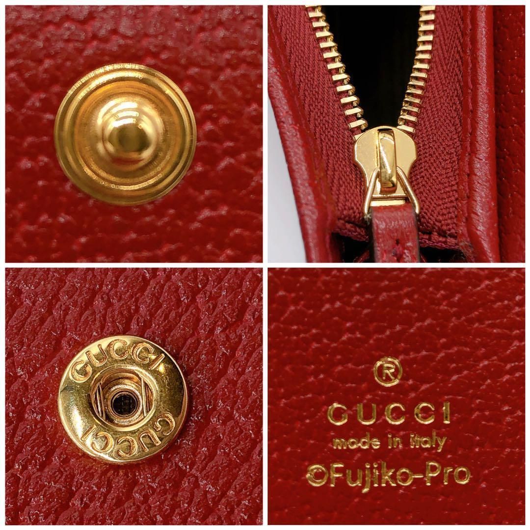 Gucci グッチ マイクログッチ 二つ折り財布 ドラえもん 牛 金運アップ