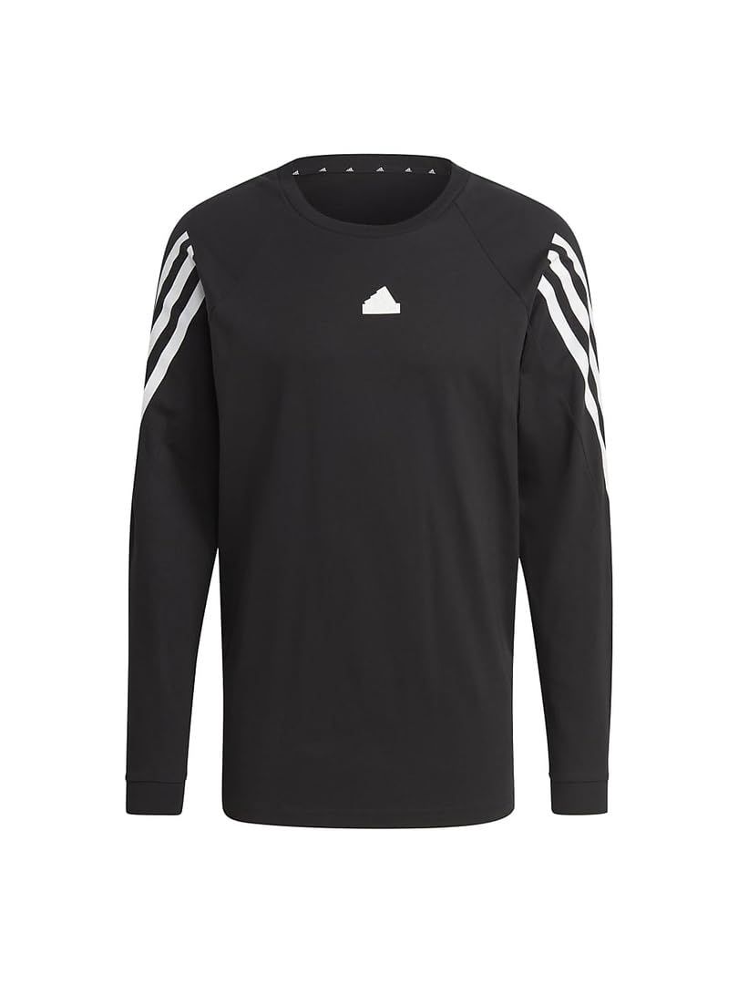 [アディダス] 長袖 Tシャツ フューチャーアイコン 3ストライプス ECT65 メンズ ブラック(IC3755) XS [ブラック(IC3755)] [XS]