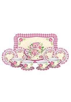 ブリキ玩具ファンシーTin Tea Set Pretend Role Playレッド 中古】ブリキ玩具ファンシーTin Tea Set Pretend Role Play