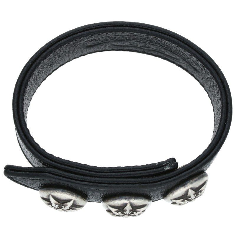 クロムハーツ 3BTN/2SNP/スター3ボタン2スナップ レザー
