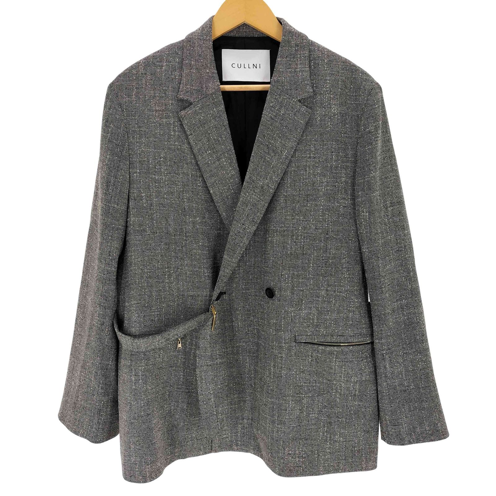 クルニ CULLNI ツイードテーラードジャケット Slub Tweed Tailored Tie 