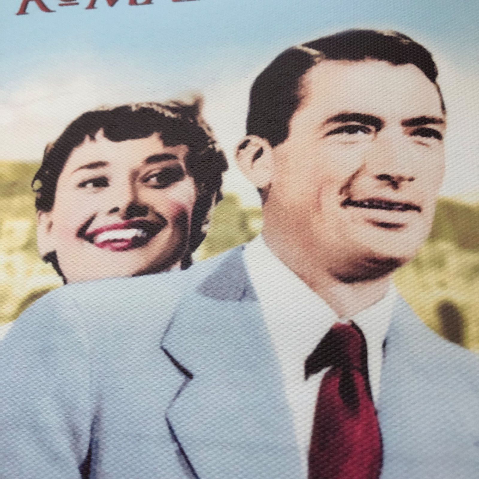 【激レア】ローマの休日　オードリーヘップバーン　ポスター　1953年　当時物 ローマの休日 オードリー・ヘップバーン レトロ調 ポスター