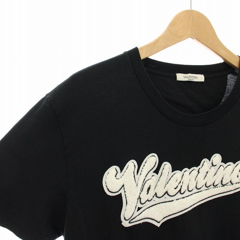 ヴァレンティノ　ロゴTシャツ SOLD}Valentino ヴァレンティノ Tシャツ{1V3MG10V8RB-ONO-BBS