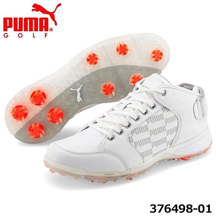 ☆プーマ ゴルフ PUMA GOLF 新品 メンズ デルタミッド スパイク シューズ ゴルフシューズ スニーカー 靴 26CM[376498-01-260]十☆QWER☆