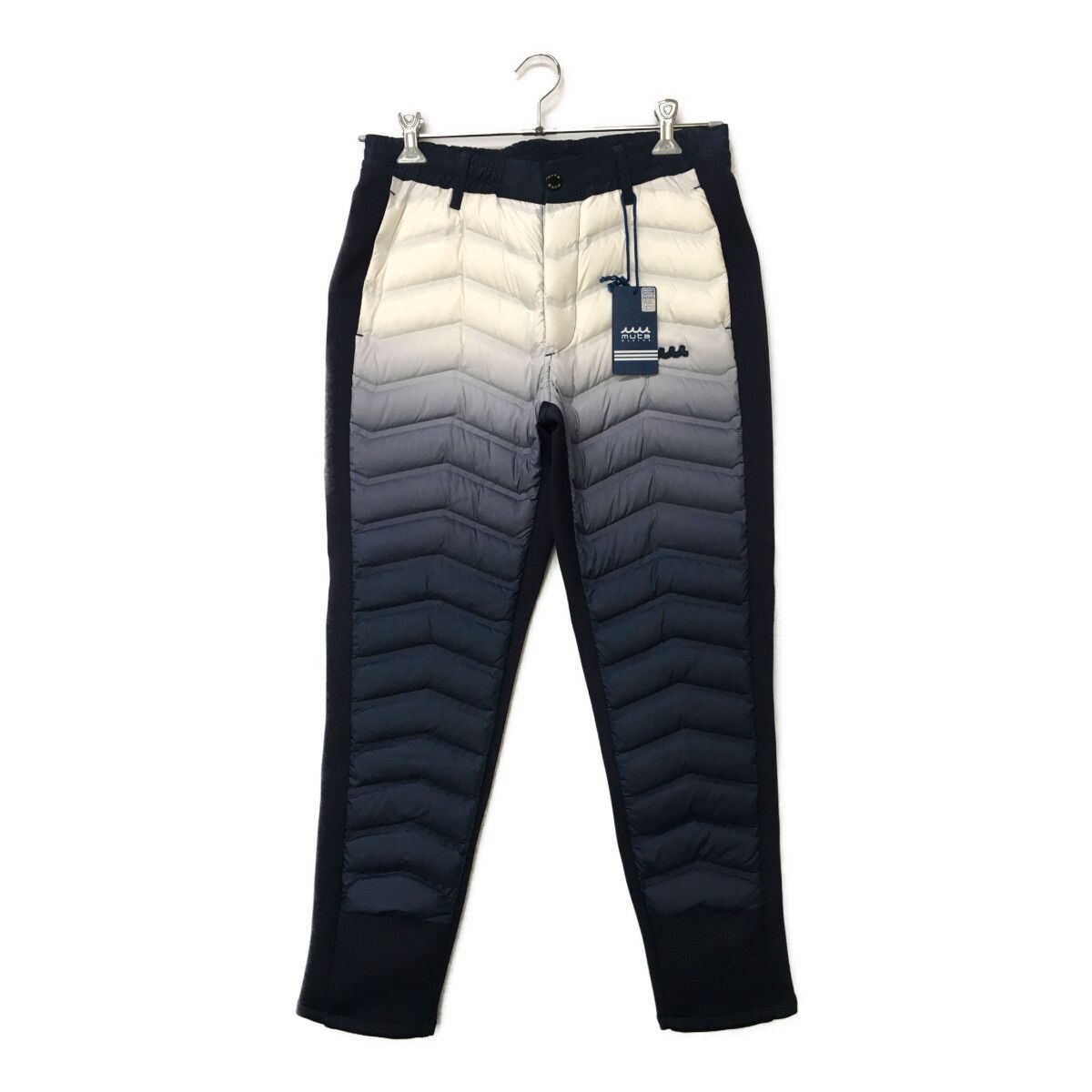 未使用品 メンズ ムータマリン muta MARINE パンツ 5(M) 紺 ネイビー グラデーション ダウン
