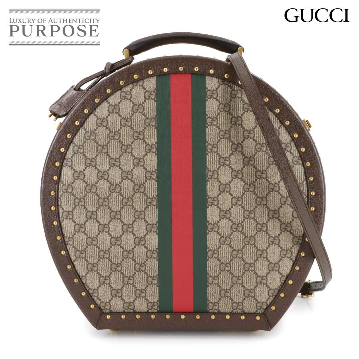 未使用 展示品 グッチ GUCCI GGスプリーム ハットケース 2way ハンド  