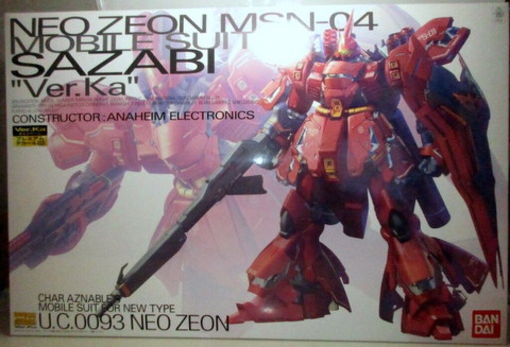 バンダイ MG MSN-04 サザビー Ver.Ka デカール付き 1|100