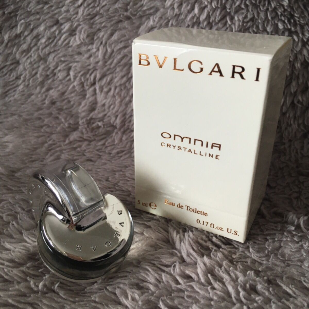 BVLGARI ￼￼ブルガリ オムニア ミニ香水 シルバー ブラウン - 香水