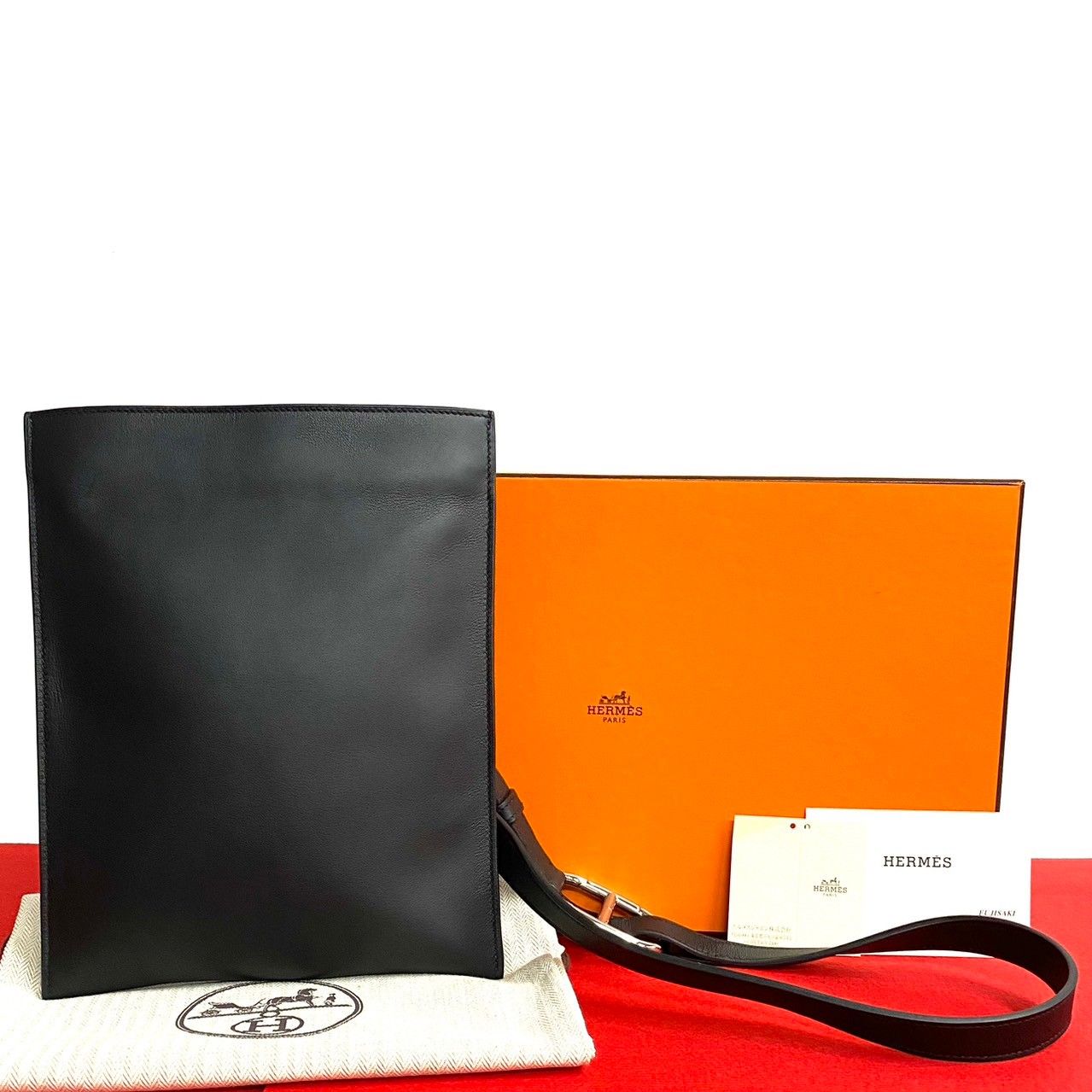 未使用 保管品 U刻印 HERMES エルメス ポルトフォイユ ポッシャン 