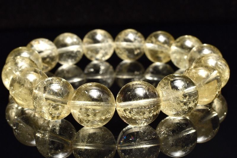 １点物 黄金レムリアン ゴールデンレムリアンシードクリスタル 13mm ブレスレット _MA274