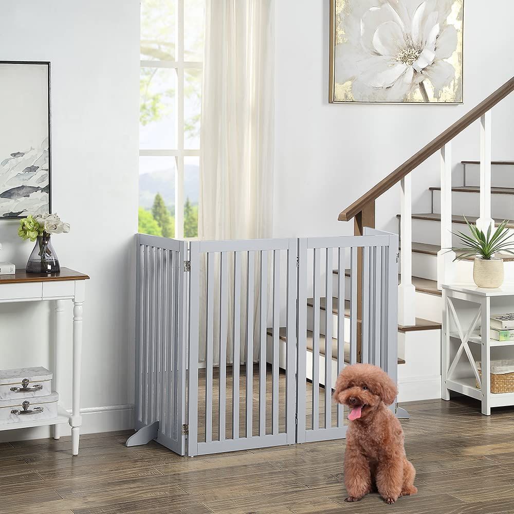 新着商品】ハイタイプペットゲート置くだけ木製バリア、犬用 新着商品】ハイタイプペットゲート置くだけ木製バリア、犬用