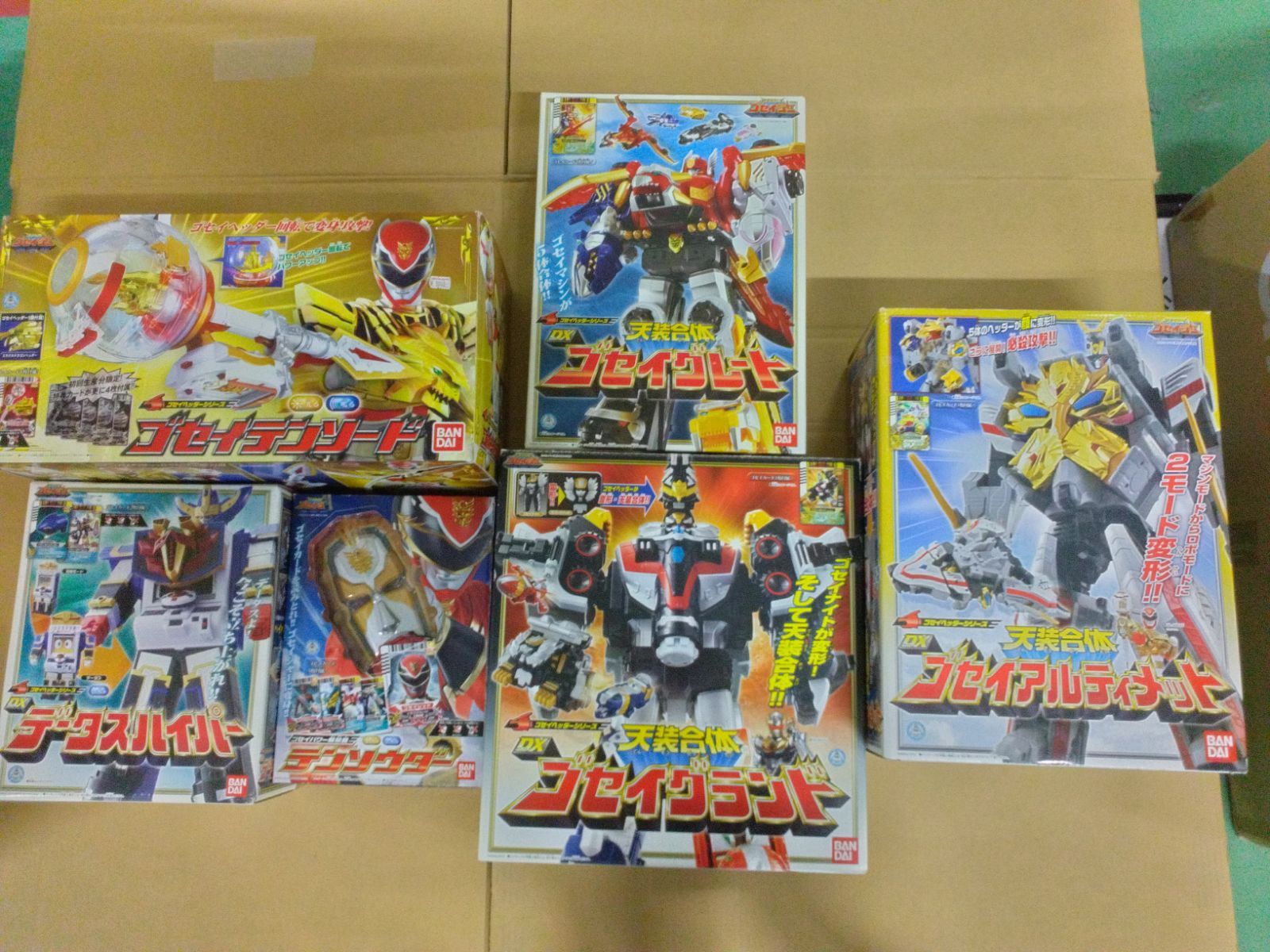 W-0014284 戦隊ロボ なりきり まとめ ゴセイジャー ゴセイグレート アルティメット グランド 他 スーパー戦隊 J