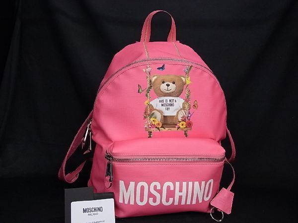 □新品□未使用□ MOSCHINO モスキーノ レザー ベア くま リュック