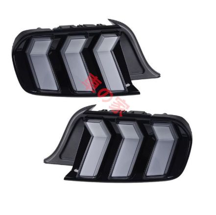 適用15-21福特Mustang野馬◆RGB流光LED尾燈◆改装行車燈轉向対応