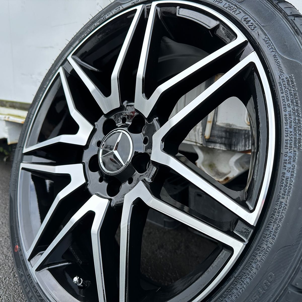 245/40R18 ベンツアルミホイール　４本 245&frasl;40r18 ベンツの通販