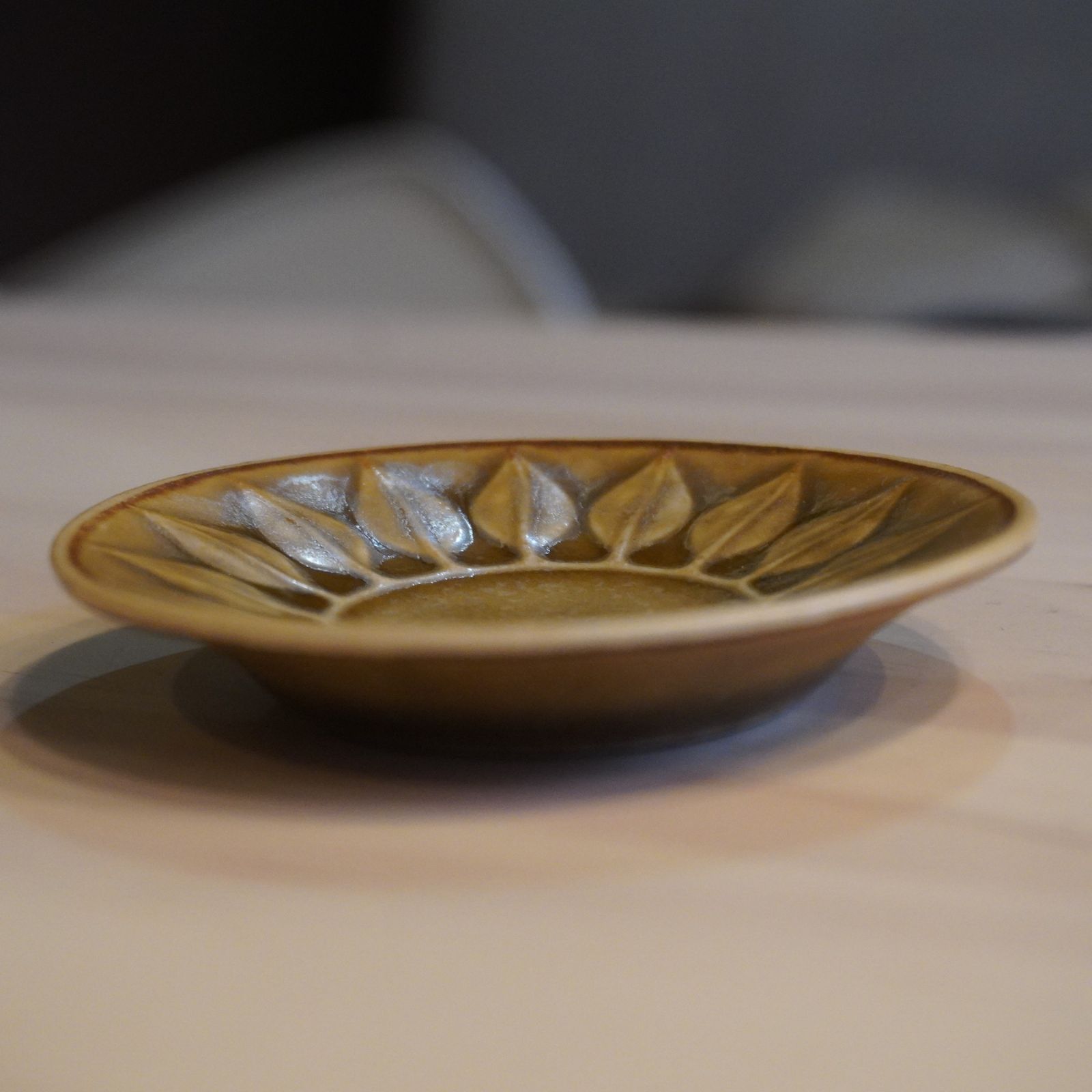 クロニーデン イェンス・クイストゴー レリーフ 豆皿 薬味皿 北欧食器