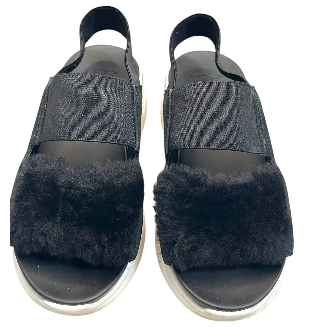 アグ UGG シルバーレイク Silverlake ファー付きサンダル 22.5cm