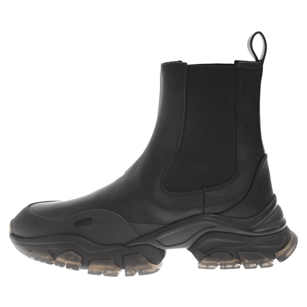 MONCLER モンクレール ×1017 ALYX 9SM サイドゴア チャンキーソール アンクルブーツ ブラック MONCLER (モンクレール) ×1017 ALYX 9SM サイドゴア チャンキーソール