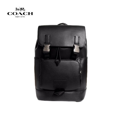 コーチ バッグ メンズ COACH リュックサック 牛革 トラック バックパック 登山用 アウトレット品 ブラック C2710 QB/BK