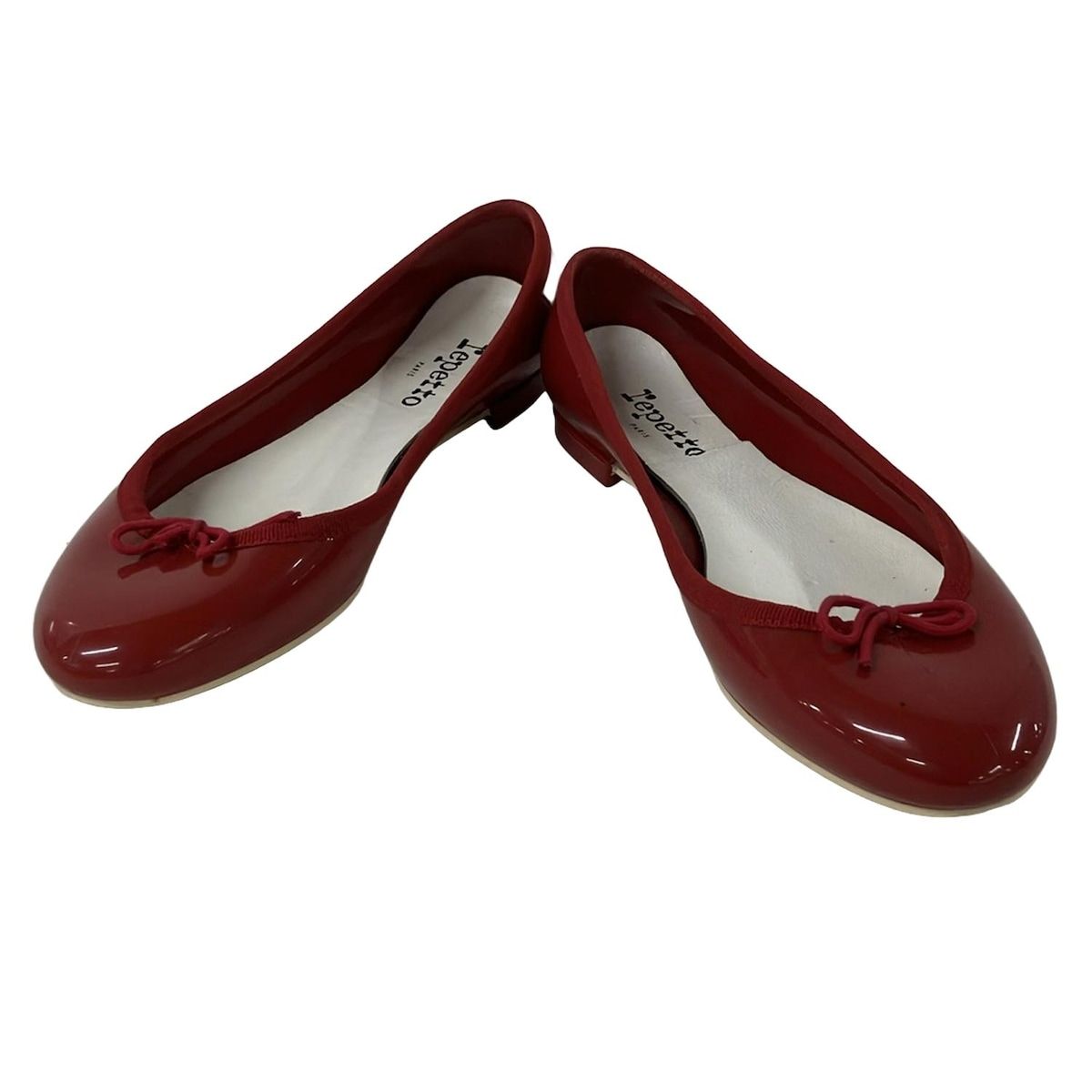 レペット☆レッド repetto(レペット) フラットシューズ 39 レディース - レッド