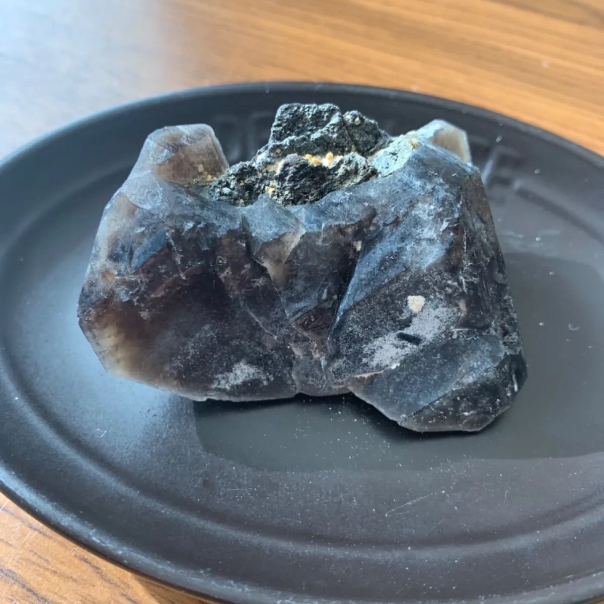 【高品質】モリオン(クラスター)189グラム 山東省産黒水晶モリオンクラスター ストア 1.5Kg 山東省産 モリオン 純天然