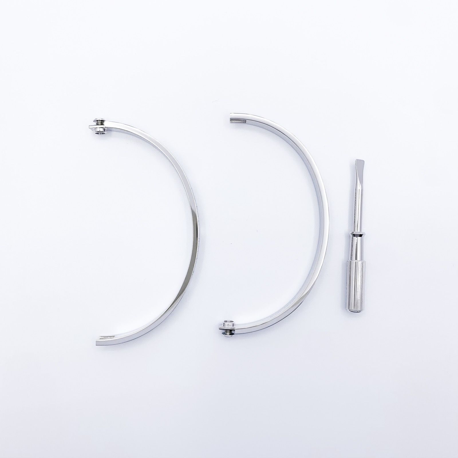 仕上済】カルティエ ラブブレス #21 新型 WG ダイヤ 21 K18WG メンズ  