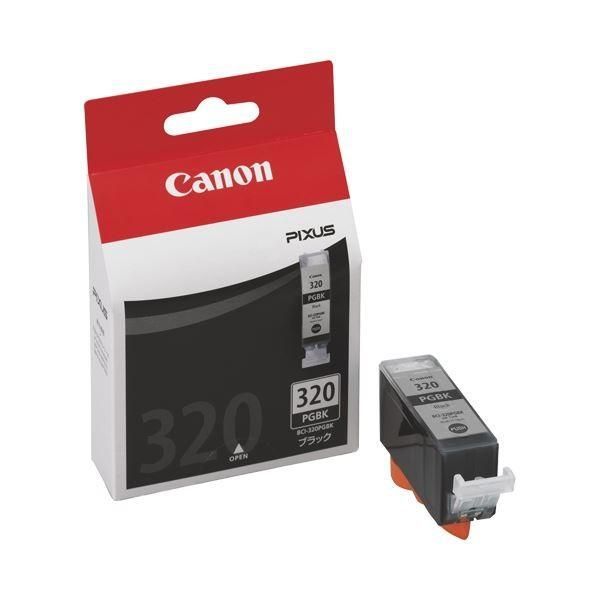 (まとめ) キヤノン Canon インクタンク BCI-320PGBK ブラック 2926B001 1個 〔×10セット〕