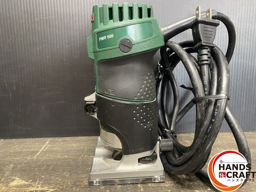 【久留米】【引き取り限定】【中古品】BOSCH ボッシュ PMR500 3603D09151 パワートリマー 単相100V コレット径:6mm 付属品・箱付 引き取り限定】【中古品】BOSCH ボッシュ PMR500 3603D09151 パワー
