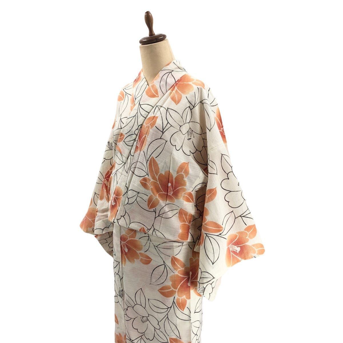 浴衣　反物　新江戸染　丸久商店　ブラウン 浴衣 反物 新江戸染 丸久商店 ブラウン 新江戸染 丸久商店