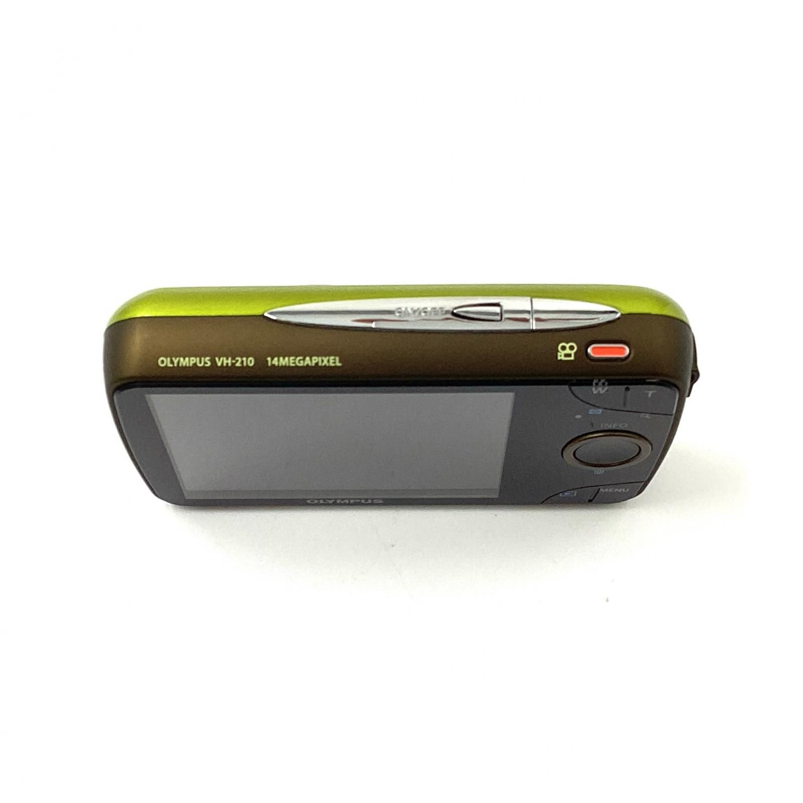 OLYMPUS VH-210 グリーン 動作確認済 OLYMPUS コンパクトデジタルカメラ OLYMPUS VH-210 [グリーン