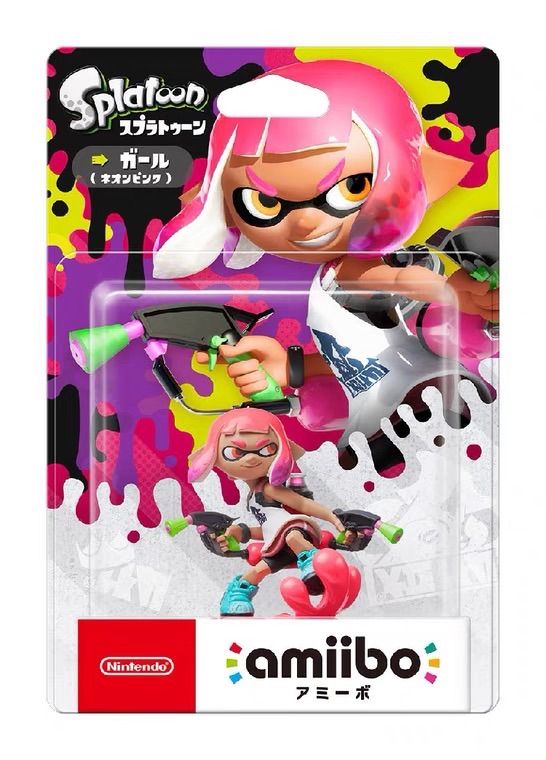 ⭐︎新品未使用⭐︎ amiibo ガール ネオピンク スプラトゥーン