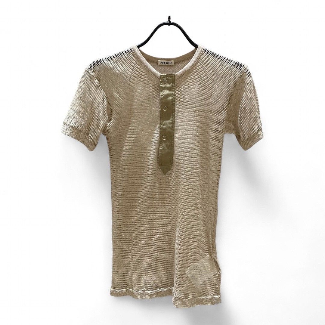 INSCRIRE (アンスクリア) Mesh Short Sleeve：カットソー I23SS-CUT4 