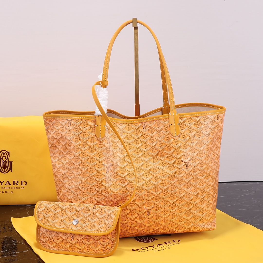 新品 Goyard ゴヤール トートバッグ レディース イエロー M - メルカリ