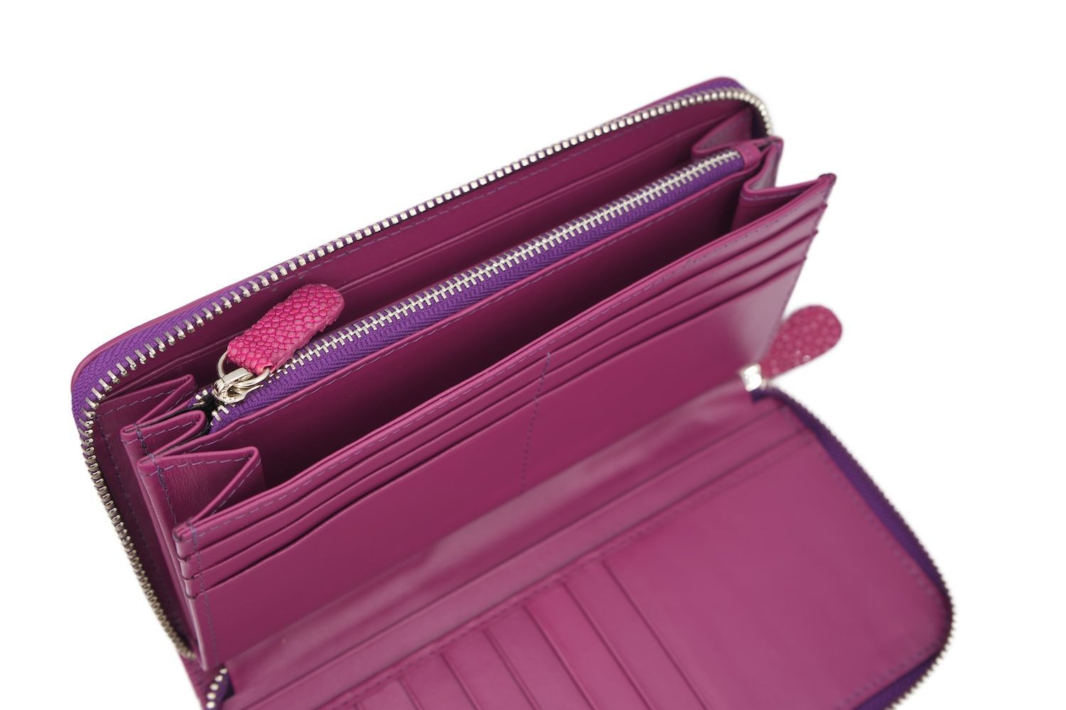 🔴新品未使用🔴 スティングレー 長財布 ポリッシュ加工 ウォレット  