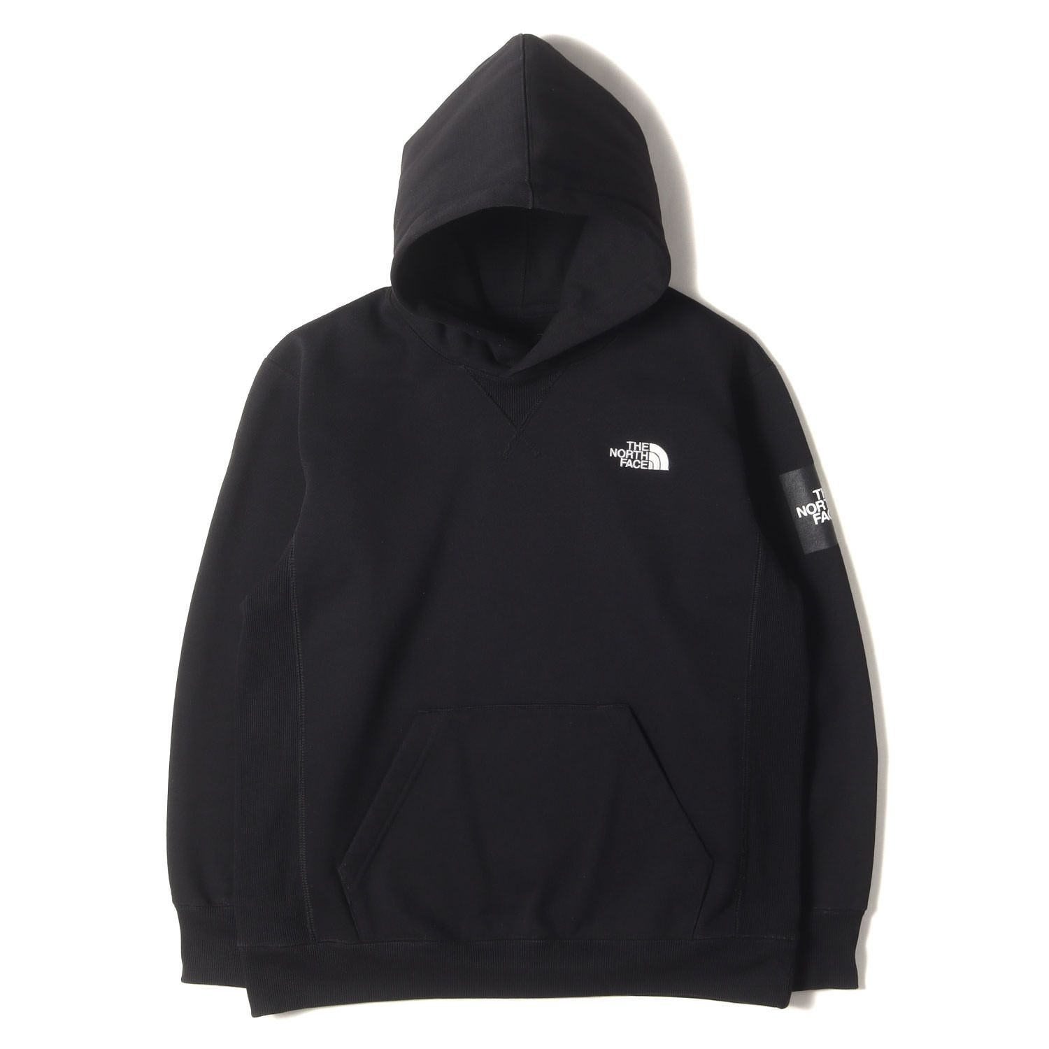 美品】THE NORTH FACE ノースフェイス パーカー 黒 ブラック サイズ:M 
