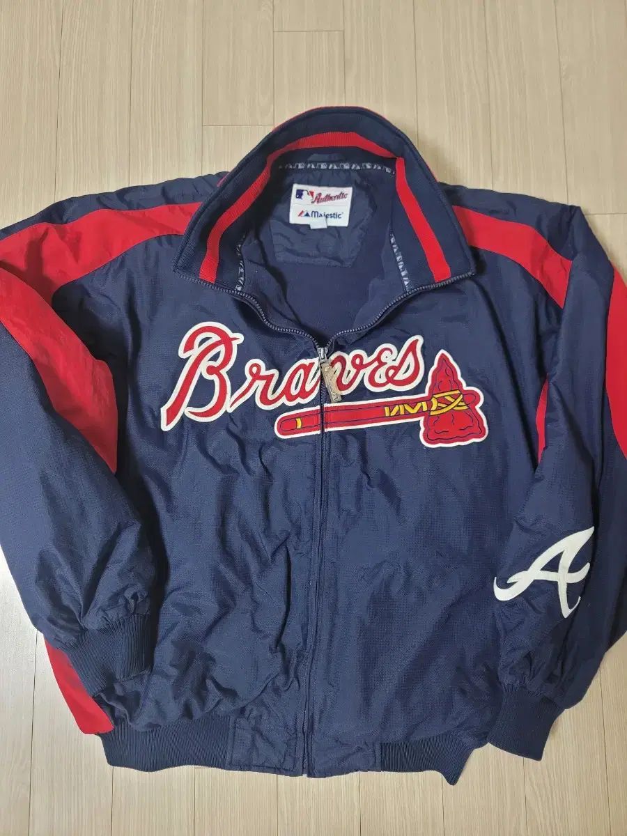 XL Majestic マジェスティック アトランタ ブレーブス ジャケット