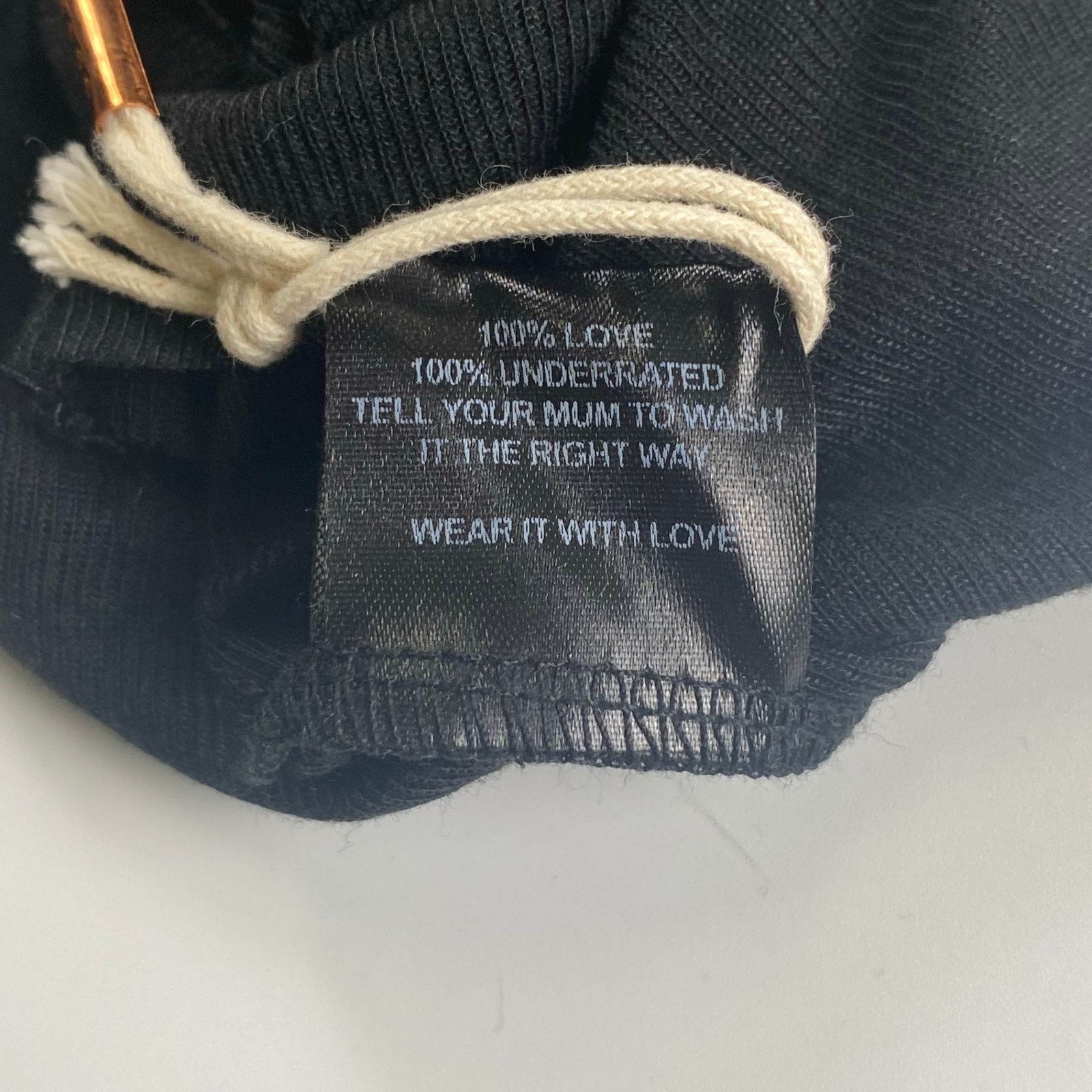 NO/FAITH STUDIOダブルレイヤードロングスリーブ　ブラウン タグ付】 NO/FAITH STUDIOS / DOUBLE LAYERED LONG SLEEVE