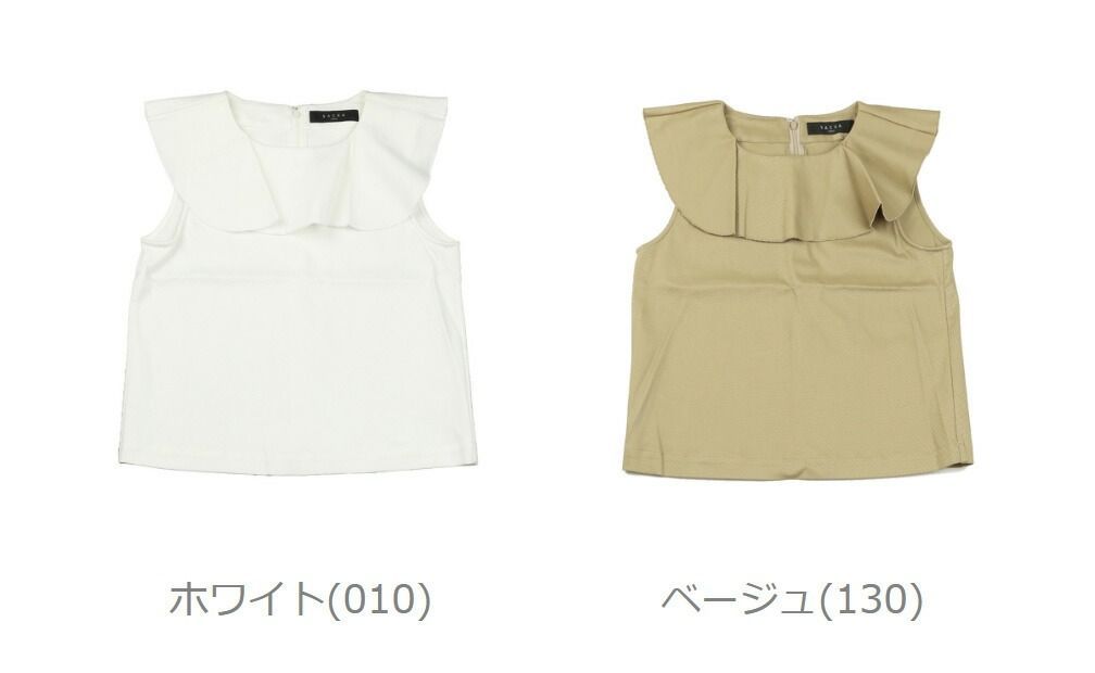 サクラ SACRA ノースリーブ カットソー ストレッチ コットン