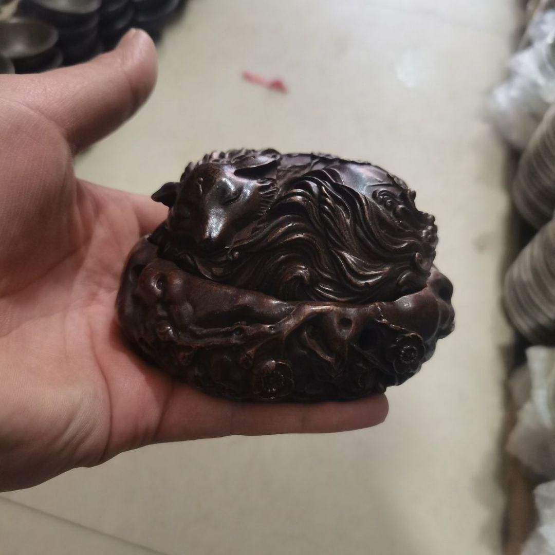 銅製 狐香炉 茶台薫香炉 香道具 工芸品 置物 銅製 狐香炉 茶台薫香炉 香道具 工芸品 置物 - メルカリ