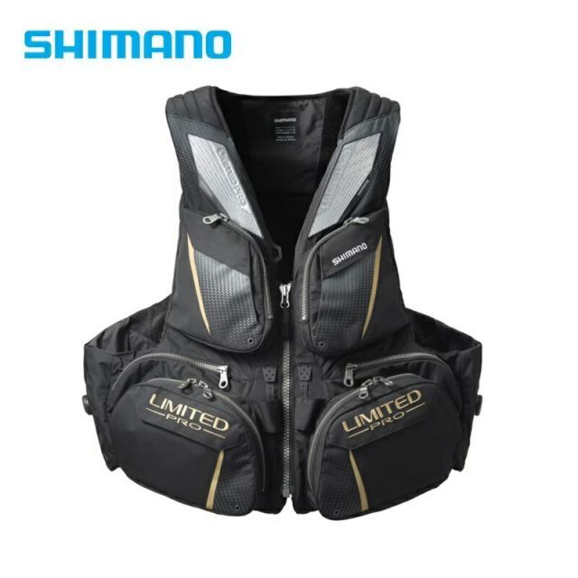 SHIMANO フィッシングベスト フリーサイズ シマノ VF-110X フローティングベスト リミテッドプロ M リミテッド
