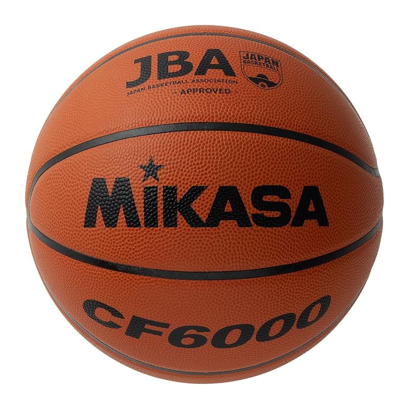 ミカサ(MIKASA) バスケットボール 日本バスケットボール協会検定球 6号 (女子用・一般・社会人・大学・高校・中学) 特殊天然皮革 茶 CF6000 推奨内圧0.315(kgf/?)