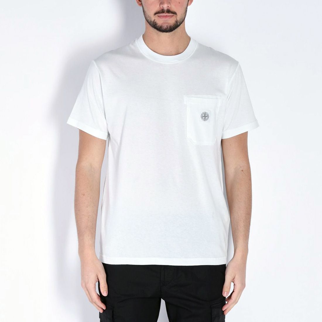 10 STONE ISLAND ストーンアイランド 761521957 V0003 アイスホワイト 半袖 Tシャツ カットソー