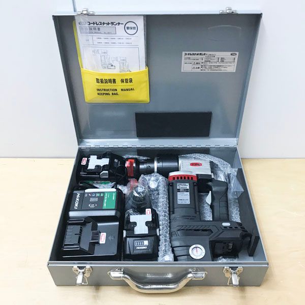 TONE|トネ CNB80 コードレスナットランナー 最大締付トルク800N m バッテリBSL36B18 2個 充電器UC18YDL2付 ●95359