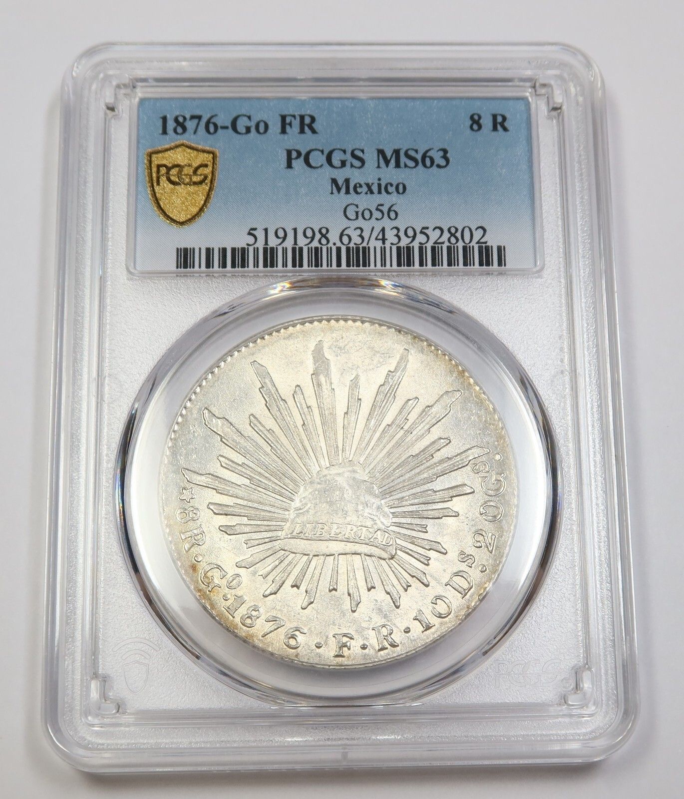 メキシコ　1897年-Go RS 8R Go80 銀貨 メキシコ 1897年-Go RS 8R Go80 銀貨