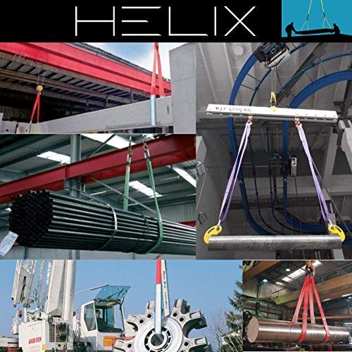 ヘリックス 牽引 吊上げ ナイロンスリング 使用荷重250kg 幅6mm Amazon.co.jp: HELIX スリングベルト 【2本セット】 2m 幅50mm