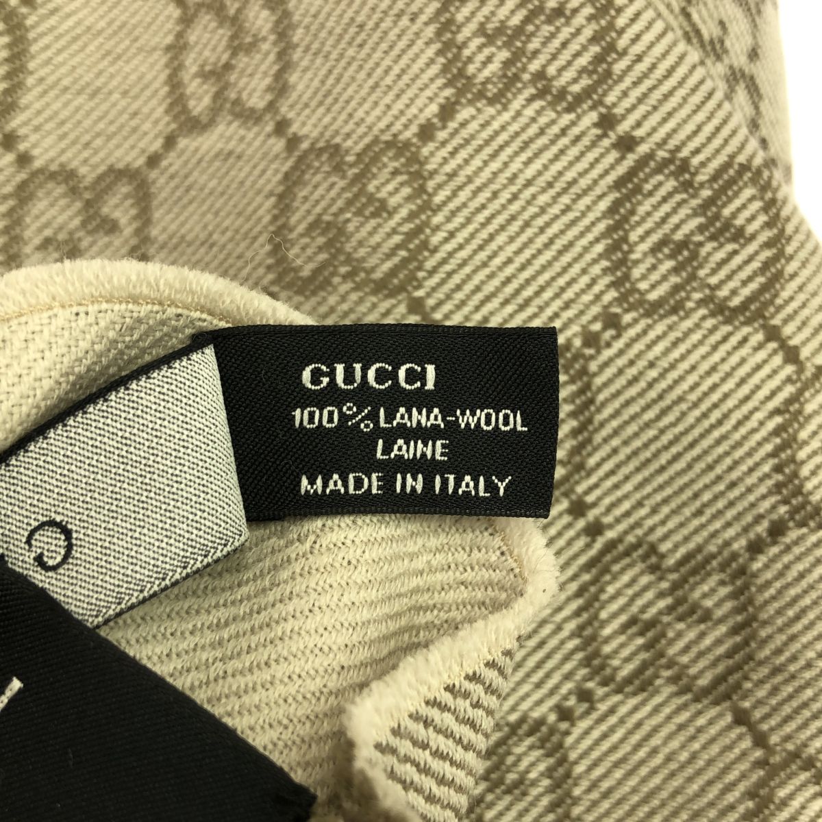 GUCCI グッチ マフラー GGパターン 10995 薄手マフラー